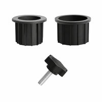 3 Pieces Umbrella Base Accessory Kit Tightening Umbrella Stand Sleeve with Knob Hardware Easy to Install Heavy Duty