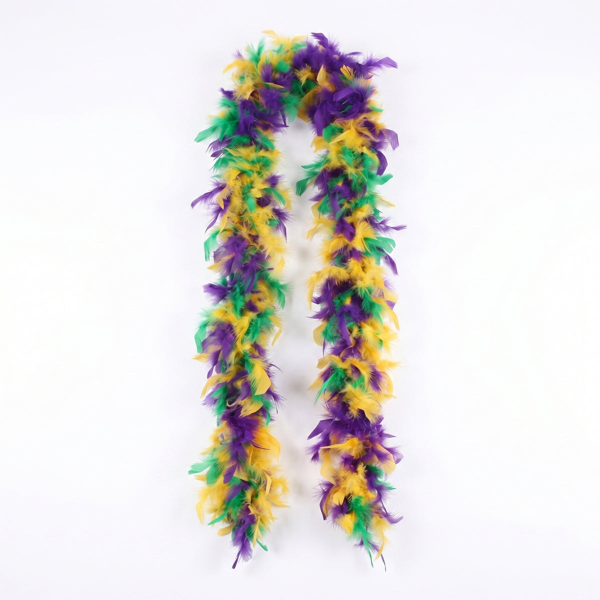 Feathered Multicolor Feather Boa Long Soft Luxurious Boa for Cosplay, Stage Performance, Dance, Carnival Costumes