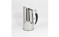 Stainless Steel Ice Container Sculptural Vessel Tapered for Dining Room, Hosts