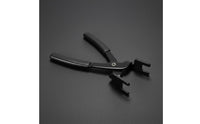 Petrol Line Disconnect Pliers Black Metal Petrol Line Disconnect Tool Non-Slip Handle Forked Jaw Pliers