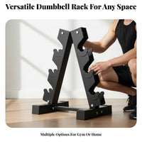 Commercial Grade Dumbbell Storage Rack Heavy-Duty Tiered Weight Rack Multi-Tier Design Unrestricted Weight Stand Space-Saving for Gym Owners