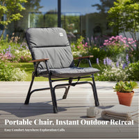Foldable Design Moon Chair space-saving Portable Seating Lightweight Camping Seat Easy Setup for Campers, Beachgoers, Anglers, Fishing, Beach, Picnics, rearyard