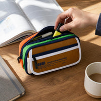 Multi-layer Flip Pencil Case, Large Capacity, Aesthetic Design, Stationery Organizer for Students