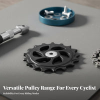 Rear Derailleur Pulley Strong Compatibility Cycle Guide Wheel Bike Guide Wheel Long-Lasting Drivetrain Part Anti-Rust