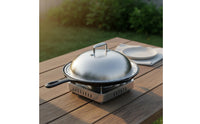 Universal Wok Lid Rust Resistant Stainless Steel Wok Lid Easy to Polished Metal Frying Pot Lid for Stovetop