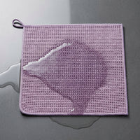 380 GSM Microfibre Cloth and Super Absorbent Cloth Checkerboard Tea Towels for Kitchen, 30x30cm Bound Border Household Cleaning Tool