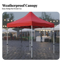 Foldable 4-Legged Sunshade Canopy Rainproof Retractable Market Tent Waterproof Square Outdoor Canopy Portable for Street Vendors, Small Business Owners, Families, Parking Markets, Backyard, Campsite