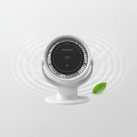 100 Speed Settings USB Desk Fan Rechargeable Mini Desktop Fan Quiet Operation Air Circulator Type-C Charging for Office Workers, Students, Travel, Bedroom, Dorm Room