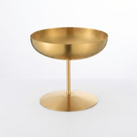 Dessert Cup with Stem Metal Stemmed Ice Sundae Bowl Polished Stainless Steel Dessert Bowl for Hosts, Home, Parties, Cafes