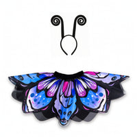 butterfly skirt with headband Dress-up Tutu Skirt Party for Girls