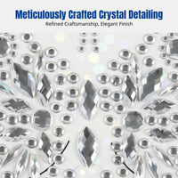 Crystal Torso Chest Stickers, Acrylic Skin Decals, Party Face & Torso Jewels, Handmade, Assorted Designs