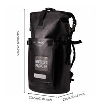 45 L 45L Capacity Fins Bag Travel Friendly Fin Gear Bag Outdoor Ready Dive Backpack Water Resistant for Divers, Camping, Rafting, Hiking