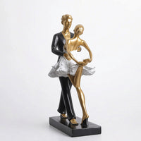 Ballet Statue with Base Elegant Ballet Sculpture Ballerina Figurine Decorative Ballerina Statue Well-Balanced for Ballerinas