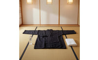 Lightweight Summer Kendo Jacket Long Sleeve Kendo Training Jacket Black Keikogi Shirt Loose Fit