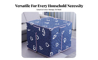 Heat-Trapping Thickened Kotatsu Quilt With Storage Pockets Quilted Heating Table Cover Soft Texture for Family, Winter, Tatami Room, Bedroom