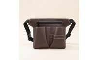 Leather-Like Barber Waist Bag Structured Waist Bag with Adjustable Strap Handsunrestricted Hairdresser Tool Pouch Easy to Clean for Hairdressers, Barbershop