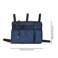 Walkers Assistive Device Cup Holder Bag Zipper Pocket Mobility Support Organizer Pouchon Pouch for Elderly