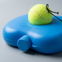 Tennis Trainer Rebound Base with String Ball for Solo Practice, Beginner Self-Study, Fill with Water or Sand