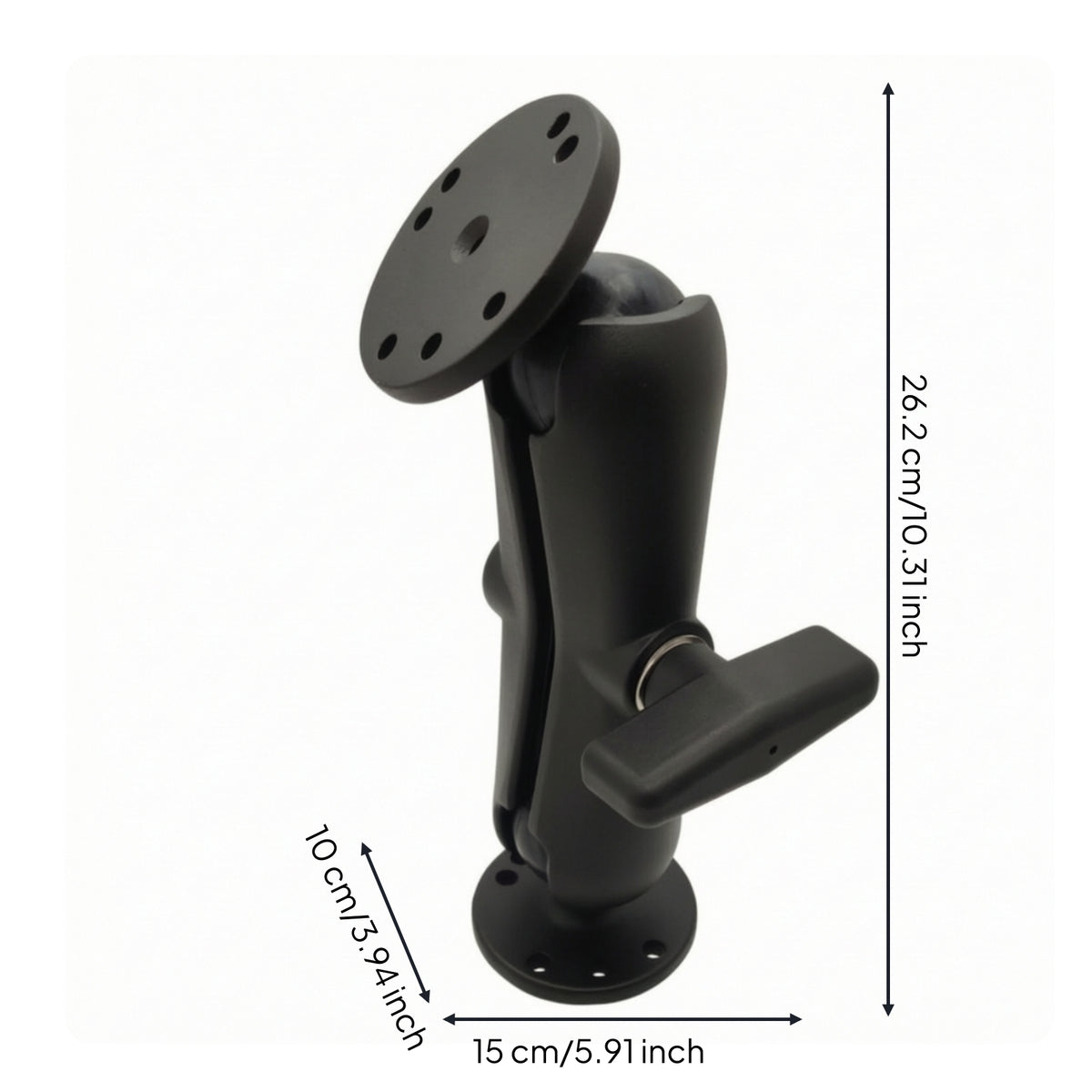 Mount Adjustable Holder with Ball Joint Secure Navigation Bracket for Farmers