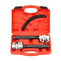 Strut Spring Compressor Tool Kit Molded Hooks Strut Spring Compressor Tool Secure Locking for DIY Enthusiasts, Garage