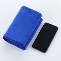 Extremely-Thick Microfibre Cloths for Car Cleaning, Anti-Shed Towel with Bound Edges, High Absorbency 30cm x 70cm Car Drying Towel, Microfiber Towel
