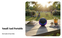 Portable Mini Bluetooth Speaker High Volume Singlesingle-single-unit Bluetooth Speaker Deep Bass audio device True Wireless Stereo Pairing for Outdoor fans, Music Lovers, Party on the moveers, journey, Camping, Beach, Home