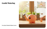 Elephant Watering Can Creative Design Cartoon Animal Watering Pot Long Spout Kids Sprinkler Pot for Young Children, Indoor Plants, Beach, Washroom