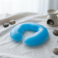 U-Shaped Silicone Face Pillow for Massage Table, Reusable Beauty Salon Cushion, Pressure-Free Facial Support