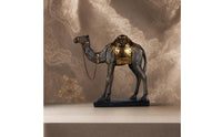 Camel Figurine with Golden Base-Toned Camel Figurine Retro Decorative Piece for Journeyers, Bookshelf