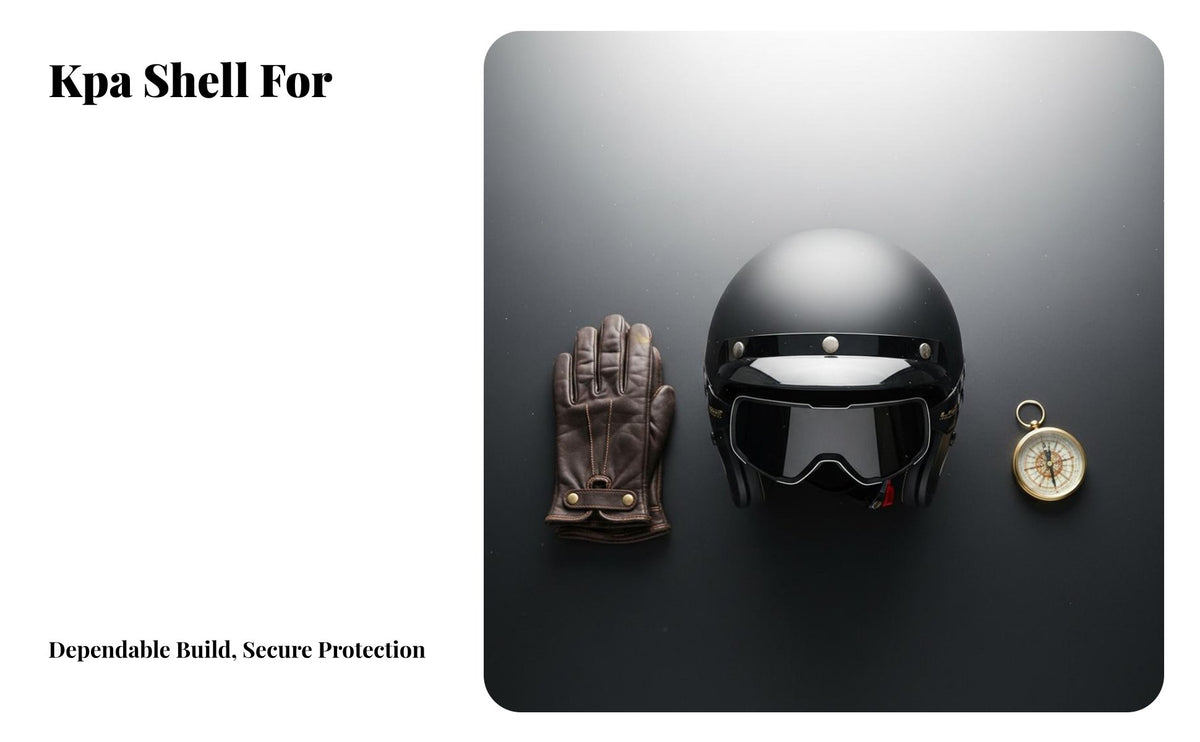 3/4 Open Face Helmet Summer Use Retro Removable and Washable Liner Secure Headwear for Men