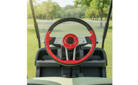 Golf Cart Steering Wheel Ergonomic Utility Vehicle Replacement Steering Wheel Textured for Enthusiasts