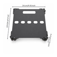 Modular Pedalboard with Adjustable Feet Anti-Slip for Stage, Rehearsal, Bassists