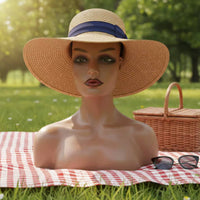 Female Mannequin Head with Shoulders Wide Shoulder Design Mannequin Head with Shoulders Versatile Hat and Scarf Display Bust for Salon Owners