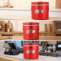 Food Container with Stainless Steel Inner Liner Thermal Soup Container with Lid Portable Soup Carrier for Catering