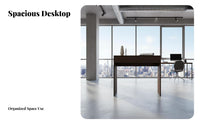 Minimalist Design 2-Drawer Writing Desk Modern design Study Table Multi-Purpose Workstation Sturdy Construction for Students, Remote Workers, Professionals, Bedroom, Dorm Room
