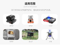 户外热能风扇自动运转提高热效率取暖器柴火炉卡式炉金属取暖风扇