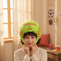 Soft Softball Head Cover Lightweight Soft Fabric Hat Decorative Novelty Hat Funny for Performers
