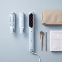 Multifunctional 3-in-1 Hair Styler Adjustable Heat Settings Hair Styling Tool with Interchangeable Heads Swivel Cord Appliance Negative Ion for Women, Travelers, Home