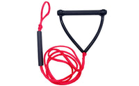Tow Rope with Handle Coiled Water Ski Rope Braided for Wakeboarding