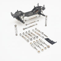 RC Link Rods with Shock Absorbers Heavy Duty Link Rod Kit with Rod Ends Easy to Install Chassis Linkage Set