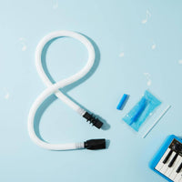 Melodica Tube Set Melodica Blow Attachment Kit Portable for Students, Practice