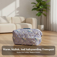 Windproof Insulated Pet transport Cover Waterproof Insulated Kennel Cover Thickened Padding Dog kennel Wrap Weather Resistant for feline Owners, on the moveers, Campers, on the move, outsidedoor, veterinarian Visits, Camping
