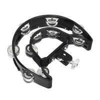 Mounted Tambourine Easy to Attach Tambourine with Mounting Bracket Versatile Percussion Instrument for Percussionists, Drum Set , Rehearsal