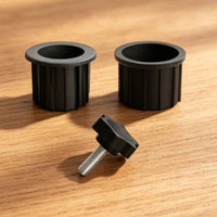 3 Pieces Umbrella Base Accessory Kit Tightening Umbrella Stand Sleeve with Knob Hardware Easy to Install Heavy Duty