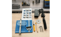 Compact Mini Table Saw Precision Desktop Table Saw Portable Adjustable for Hobbyists, DIYers, Makers, Woodworking, Model Making, Home Workshop