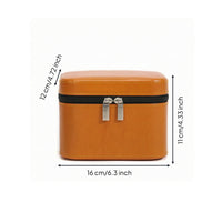 Zippered Bracelet Storage Box Padded Bracelet Case with Slots Portable Bangle Box Velvet-Lined for Travelers