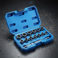 40 Pieces High Hardness Stripped Nut Extractor Socket Set Non-Slip Grip Bolt and Screw Extractor Kit Broken Bolt Remover Kit Chrome Molybdenum Steel for Mechanics, DIY Enthusiasts, Workshop, Garage