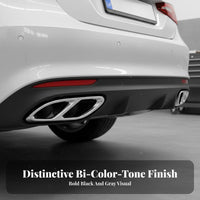 2 Pieces Sporty Look Four-Outlet Outlet Exhaust Tip Cover Stylish Design Rear Bumper Exhaust Pipe Trim Easy Installation Rear Bumper Outlet Frame Long-Lasting for Mercedes Owners, Car Enthusiasts