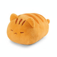 Cat Soft Pillow Sleeping Face Cute Cat Stuffed Pillow Soft Cushion Loaf-Shaped Fuzzy
