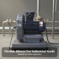 Hazard-Resistant-Resistant Blower Pure Copper Coil Motor Medium Pressure Air Blower Cast Aluminum Industrial Fan for Factory Workers